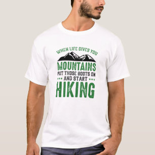 T-shirt Démarrer le Randonnée