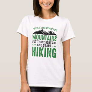 T-shirt Démarrer le Randonnée