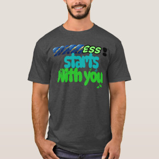 T-shirt Démarrez avec succès votre nouveau style de mode d