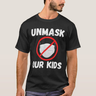 T-shirt Démasque Nos Enfants - Démasque Dans Les Écoles Pa