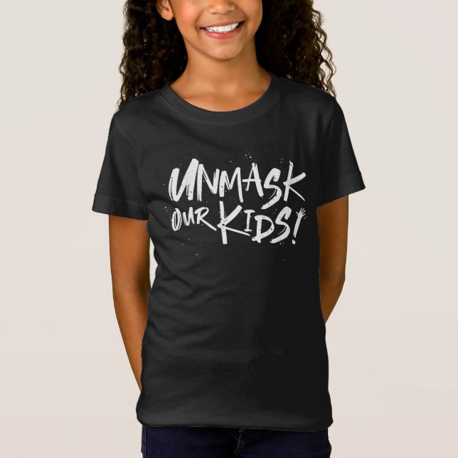 T-Shirt Démasquer nos enfants (Devant)