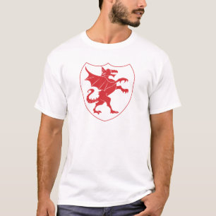 T-shirt d'emblème de dragon