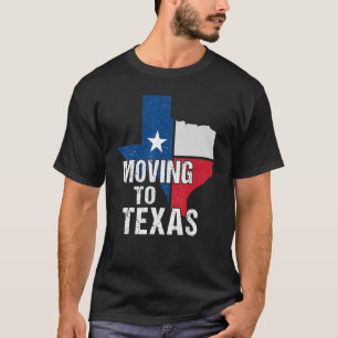 T-shirt Déménager Au Texas Pour Hommes Femme