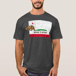 T-shirt Déménager En Arizona Quitter La Californie Vinta