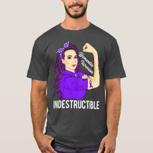 T-shirt Démence Guerrier Indestructible Soutien de sensibi