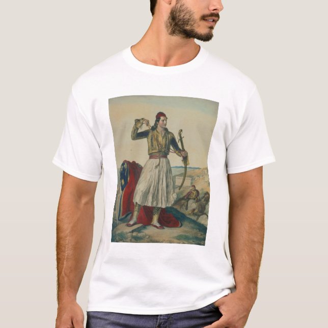 T-shirt Demetrius Mavromichalis, un soldat grec et patri (Devant)