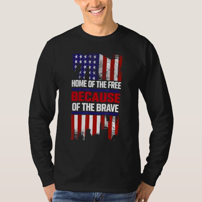 T-shirt Demeure des libres grâce aux braves 5 (Devant)