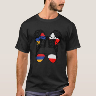 T-shirt Demi-Arménienne demi-fille polonaise Arménie Enfan