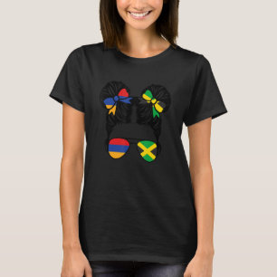 T-shirt Demi-Arménienne Demi-Jamaïcaine Fille Arménie Enfa