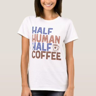 T-shirt Demi-café humain