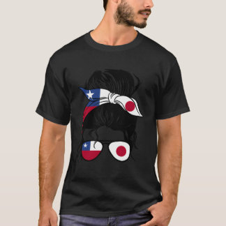 T-shirt Demi-Chilien Mélange Japonais Chili Et Japon Roo