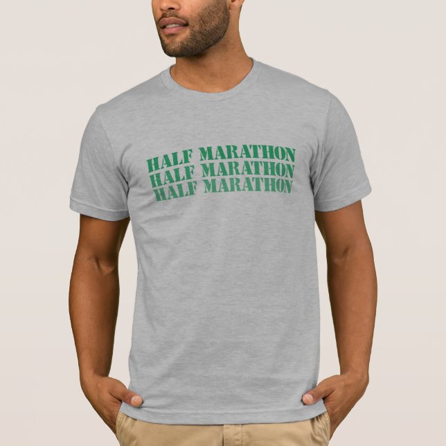 T-shirt Demi de chemise de marathon (Devant)