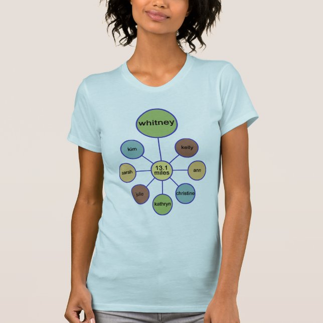 T-shirt demi de marathon Whitney (Devant)