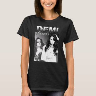 T-shirt Demi Distressed Art Love Rock Chanteurs De Musique