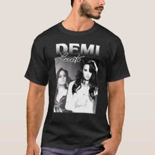 T-shirt Demi Distressed Art Love Rock Chanteurs De Musique