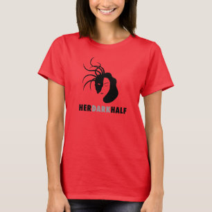 T-shirt demi-femme foncé