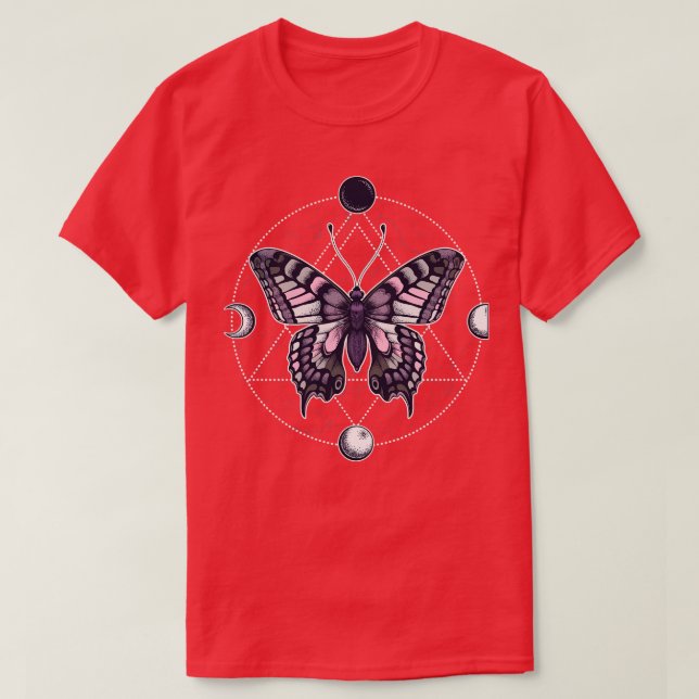 T-shirt Démi-fille papillon (Design devant)