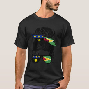 T-shirt Demi-Guadeloupéen Demi-Guyanais Racines Guadeloupe