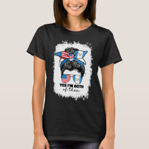 T-shirt Demi-Guatémaltèque et Américain Drapeau Guatemala