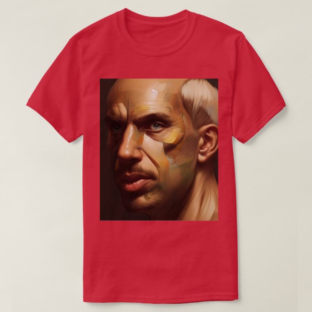 T-shirt demi-homme biscuit (Design devant)