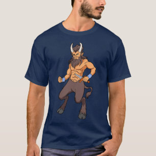 T-shirt Demi-homme demi-chèvre Satyr