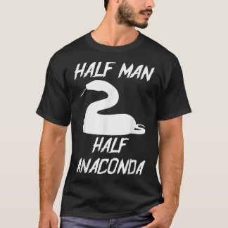 T-shirt Demi-homme moitié Anaconda Anaconda
