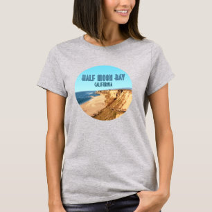 T-shirt Demi Moon Bay Californie Vintage