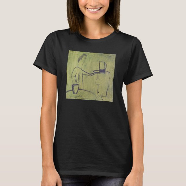 T-shirt Demi plein : moitié vide (Devant)