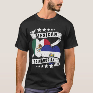 T-shirt Demi-Salvadorien mexicain demi-Salvadorien mexicai