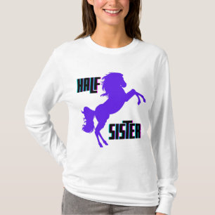 T-shirt Demi-Soeur Pony Violet frère