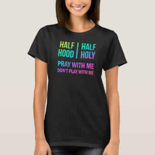 T-shirt Demi-trou arc-en-ciel semi-saint