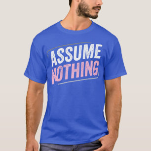 T-shirt DemiGirl Demisexual suppose Rien LGBT Demigirl F