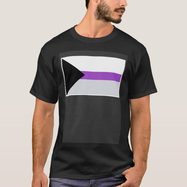 T-shirt Demisexual Flag Demisexual Pride Flag (Devant)