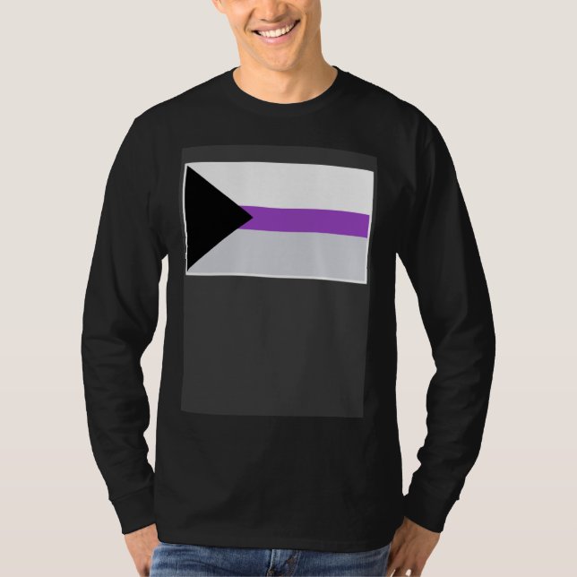 T-shirt Demisexual Flag Demisexual Pride Flag (Devant)