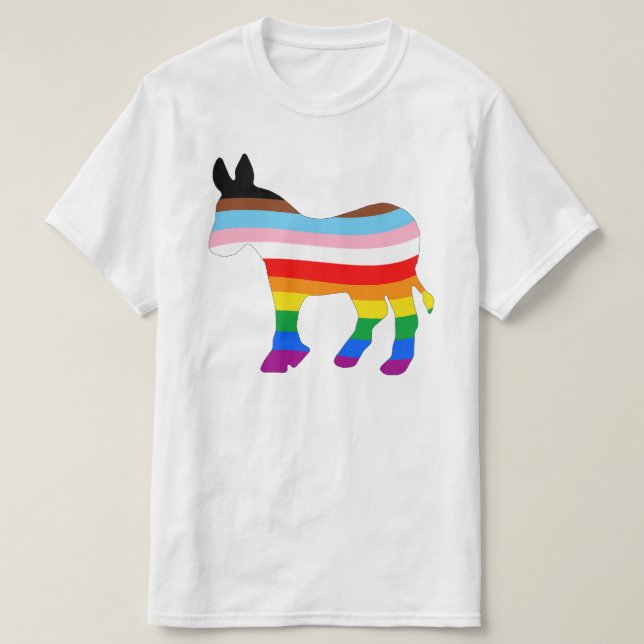 T-shirt Démocrate LGBTQ (Design devant)