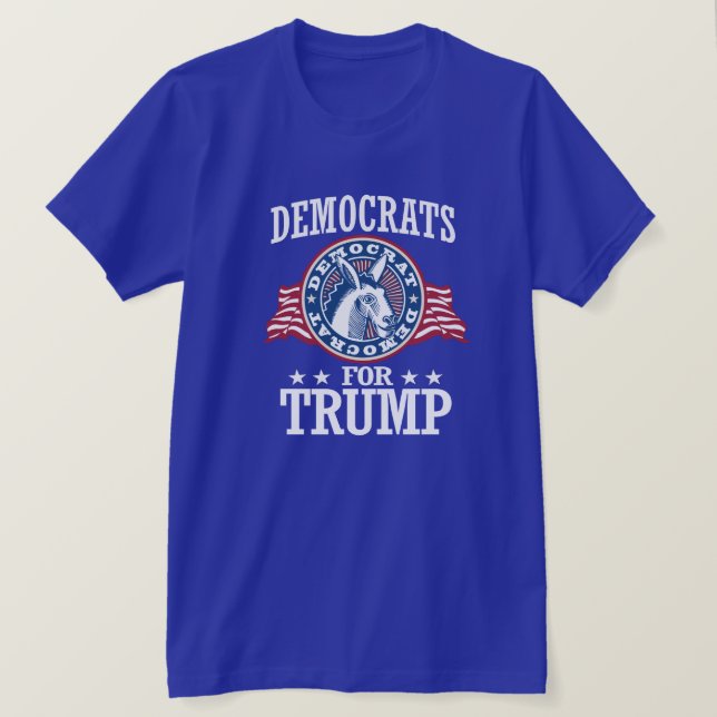 T-SHIRT DÉMOCRATE POUR L'ATOUT (Design devant)