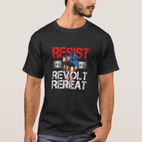Démocrate Résister Révolte Répéter Drapeau États-U
