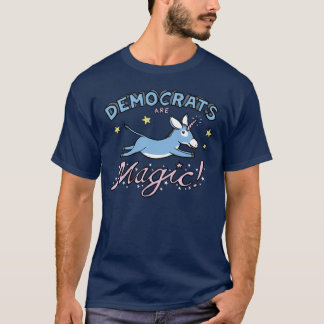 T-shirt Démocrate sont pièce en t magique