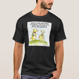 T-shirt Démocrates Yellow Dog Drôles