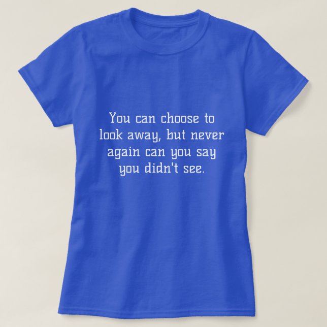 T-shirt Démocratie (Design devant)
