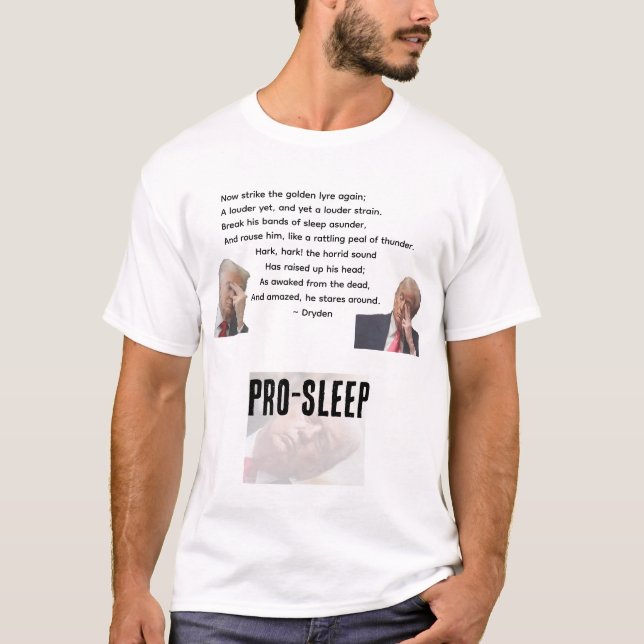 T-shirt Démocratie 101 Liberté d'expression Pro-Sommeil (Devant)