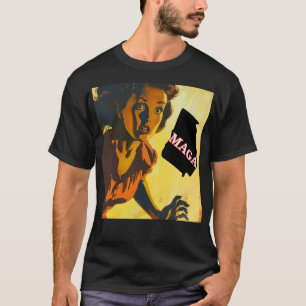 T-shirt Démocratie Anti Maga