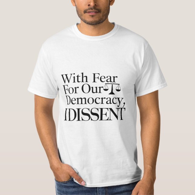T-shirt Démocratie et dissidence (Devant)