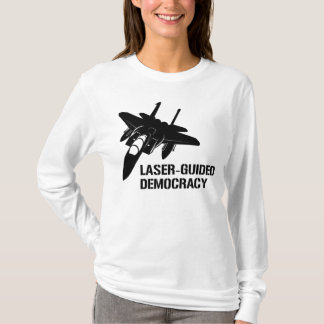 T-shirt Démocratie/paix à guidage laser par la puissance