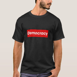 T-shirt Démocratie Pas Dictature Résister Défendre la Démo