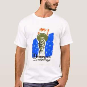 T-shirt Démocratie un défi WPA 1940