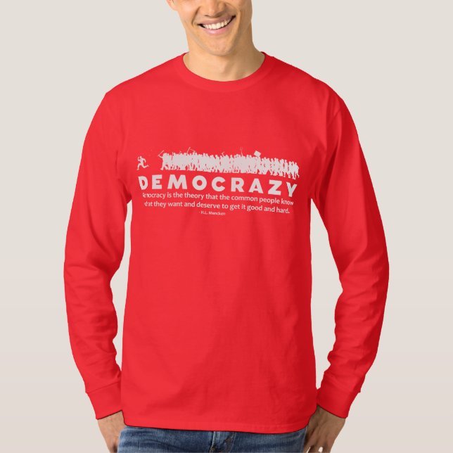 T-shirt Democrazy (Devant)