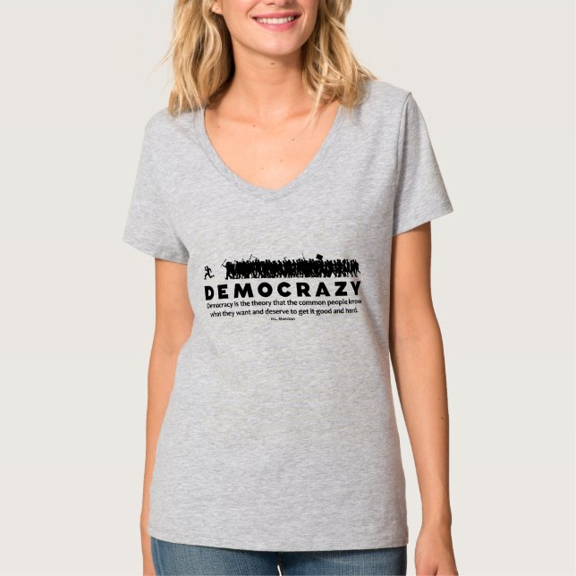 T-shirt Democrazy (Devant)