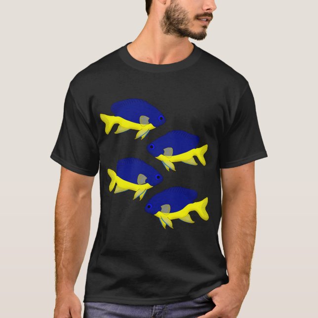 T-shirt Demoiselle azur (Devant)