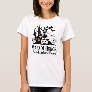 T-SHIRT DEMOISELLE D'HONNEUR BELLE ET COURAGEUSE